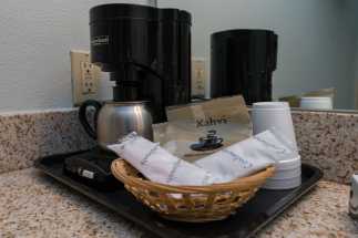 Morro Shores Inn Guest Rooms - Single Serve Coffee Makers In Every Room